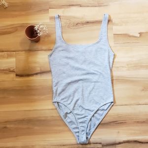 Zara square neck bodysuit sz S